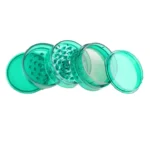 grinder plástico verde 5 piezas